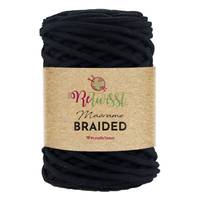 Obrázok ku produktu Špagát na macrame techniku ReTwisst MACRAME BRAIDED 4mm 02 čierna