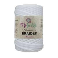 Obrázok ku produktu Špagát na macrame techniku ReTwisst MACRAME BRAIDED 6mm 01 biela
