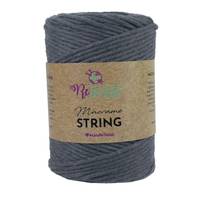 Obrázok ku produktu Špagát na macrame techniku ReTwisst MACRAME STRING 3mm 06 sivá