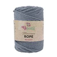 Obrázok ku produktu Špagát na macrame techniku ReTwisst MACRAME ROPE 4mm 06 sivá