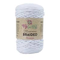 Obrázok ku produktu Špagát na macrame techniku ReTwisst MACRAME BRAIDED 2mm 01 biela