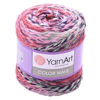 Obrázok ku produktu Pletacia vlna YarnArt COLOR Wave 112 zelená ružová modrá