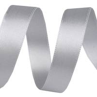 Obrázok ku produktu Atlasová stuha 15mm/5m sivá strieborná 841