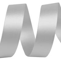 Obrázok ku produktu Atlasová stuha 24mm/5m sivá strieborná 841