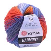 Obrázok ku produktu Pletacia vlna YarnArt HARMONY A2 sivá oranžová modrá