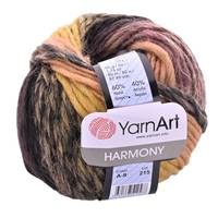 Obrázok ku produktu Pletacia vlna YarnArt HARMONY A9 žltá hnedá sivá