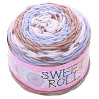 Obrázok ku produktu Pletacia priadza Himalaya SWEET ROLL 1047-33 smotanová hnedá fialová