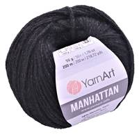 Obrázok ku produktu Pletacia priadza YarnArt MANHATTAN 916 čierna