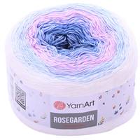 Obrázok ku produktu Pletacia priazda YarnArt ROSEGARDEN 301 smotanová ružová modrá