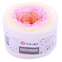 Obrázok ku produktu Pletacia priazda YarnArt ROSEGARDEN 302 žltá smotanová ružová oranžová