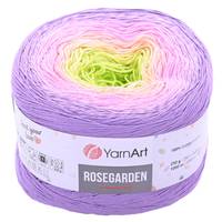 Obrázok ku produktu Pletacia priazda YarnArt ROSEGARDEN 312 zelená ružová fialová