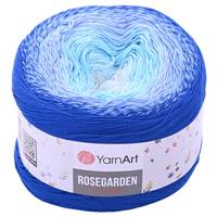 Obrázok ku produktu Pletacia priazda YarnArt ROSEGARDEN 318 modrá biela