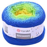 Obrázok ku produktu Pletacia priazda YarnArt ROSEGARDEN 320 žltá zelená modrá