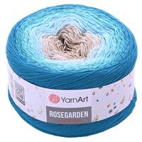 Obrázok ku produktu Pletacia priazda YarnArt ROSEGARDEN 324 zelená modrá biela béžová