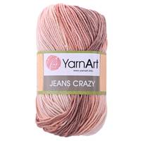 Obrázok ku produktu Pletacia priadza YarnArt JEANS CRAZY 8201 béžová hnedá
