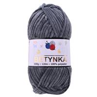 Obrázok ku produktu Pletacia priadza BETYNKA 320 sivá tmavá