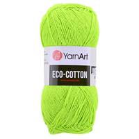 Obrázok ku produktu Bavlnená priazda YarnArt ECO cotton 801 žltá neon