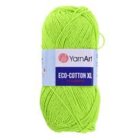 Obrázok ku produktu Bavlnená priazda YarnArt ECO COTTON XL 801 žltá zelená
