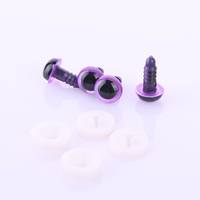Obrázok ku produktu OČI bezpečnostné 10mm fialová metalická 2 páry