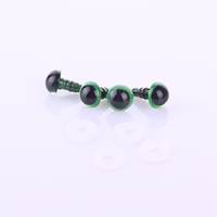 Obrázok ku produktu OČI bezpečnostné 8mm zelená metalická 2 páry