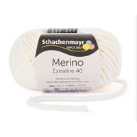 Obrázok ku produktu Vlna na pletenie SCHACHENMAYR MERINO Extrafine 40 00302 smotanová