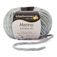 Obrázok ku produktu Vlna na pletenie SCHACHENMAYR MERINO Extrafine 40 00390 sivá svetlá