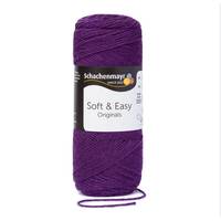 Obrázok ku produktu Pletacia priadza SCHACHENMAYR SMC SOFT & EASY 00049 fialová tmavá