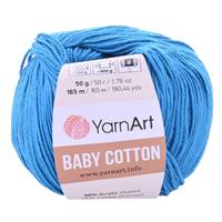 Obrázok ku produktu Pletacia priazda YarnArt BABY cotton 458 modrá