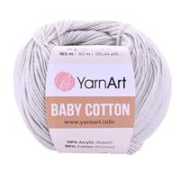 Obrázok ku produktu Pletacia priazda YarnArt BABY cotton 451 sivá