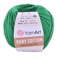Obrázok ku produktu Pletacia priazda YarnArt BABY cotton 442 zelená