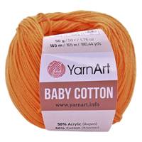 Obrázok ku produktu Pletacia priazda YarnArt BABY cotton 425 oranžová