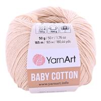 Obrázok ku produktu Pletacia priazda YarnArt BABY cotton 404 béžová