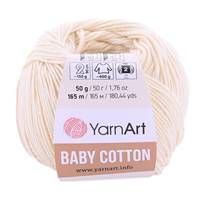 Obrázok ku produktu Pletacia priazda YarnArt BABY cotton 402 smotanová