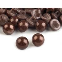 Obrázok ku produktu Oči prišívacie plastové 9mm hnedá 4 páry