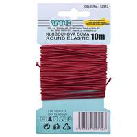 Obrázok ku produktu GUMA klobúková 1mm bordová bal.10m