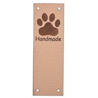 Obrázok ku produktu NÁŠIVKA handmade labka hore béžová tmavá