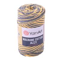 Obrázok ku produktu Špagát na macrame techniku YartArt MACRAME COTTON JAZZY 1203 žltá sivá