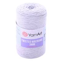 Obrázok ku produktu Špagát na macrame techniku YartArt TWISTED MACRAME 3mm 756 sivá svetlá