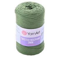 Obrázok ku produktu Špagát na macrame techniku YartArt TWISTED MACRAME 3mm 787 zelená tmavá