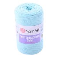 Obrázok ku produktu Špagát na macrame techniku YartArt TWISTED MACRAME 3mm 775 zelená mentolová