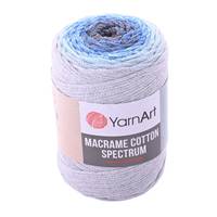 Obrázok ku produktu Špagát na macrame techniku YartArt MACRAME COTTON SPECTRUM 1304 sivá modrá