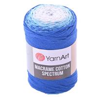 Obrázok ku produktu Špagát na macrame techniku YarnArt MACRAME COTTON SPECTRUM 1312 modrá biela