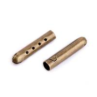 Obrázok ku produktu KONCOVKA NA ŠNÚRKY 22x4mm kovová hnedá stará mosadz