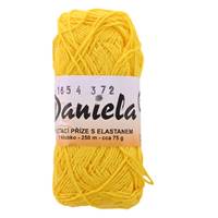 Obrázok ku produktu Pletacia priadza Niťárna DANIELA 1654 žltá svetlá