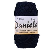 Obrázok ku produktu Pletacia priadza Niťárna DANIELA 5894 modrá tmavá