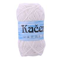 Obrázok ku produktu Pletacia priadza Niťárna KAČENKA 0010 biela