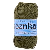 Obrázok ku produktu Pletacia priadza Niťárna KAČENKA 6954 zelená tmavá