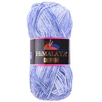 Obrázok ku produktu Pletacia priadza Himalaya DENIM 05 fialová biela