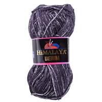 Obrázok ku produktu Pletacia priadza Himalaya DENIM 08 čierna biela