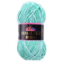 Obrázok ku produktu Pletacia priadza Himalaya DENIM 09 zelená biela
